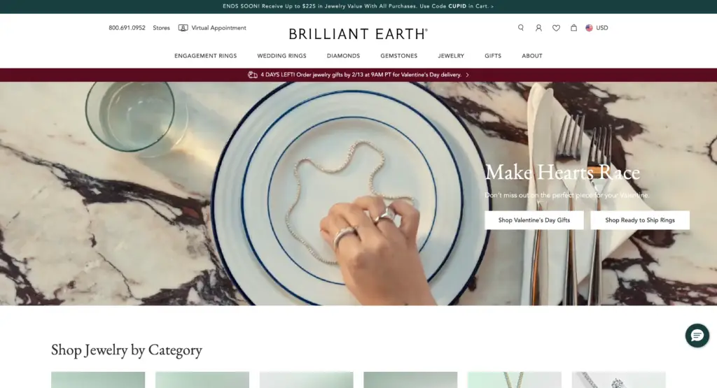 Brilliant Earth Jewelry Affiliate Program
