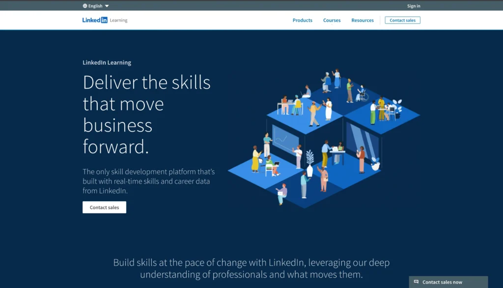 LinkedIn Learning Education Affiliate Marketing Program homepage